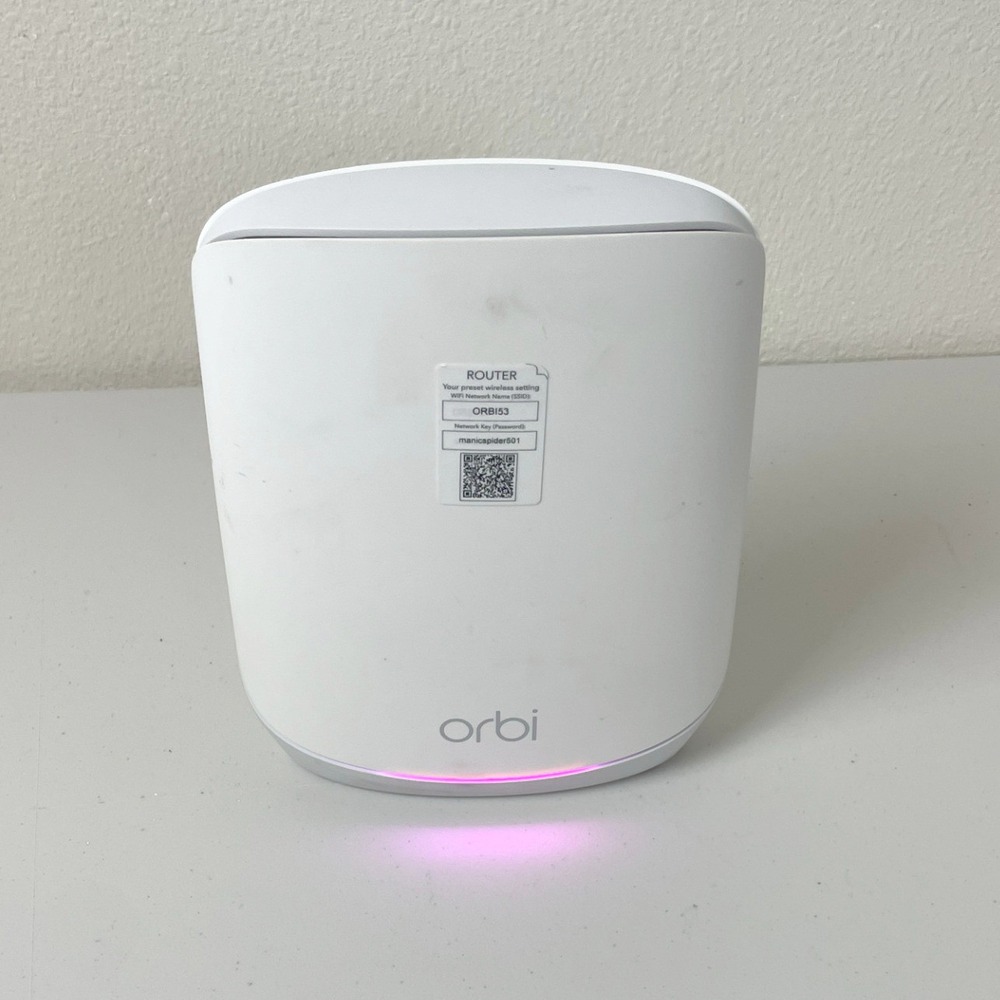 Netgear Orbi RBR750 AX4200 WiFi 6 Mesh Router White Tri-Band Gigabit Tested